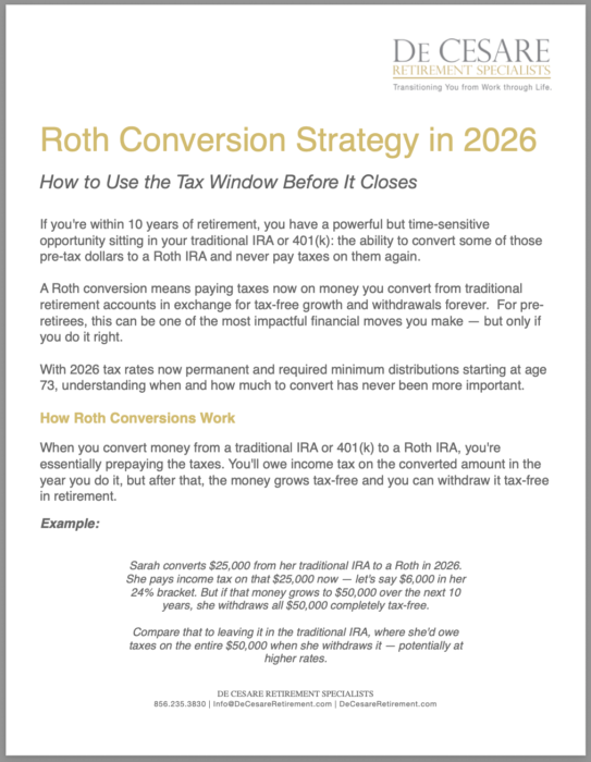 DRS Roth Conversion Strategy in 2026